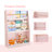 3-Tier Front-Facing Kids Book Shelf, Pink-207730478