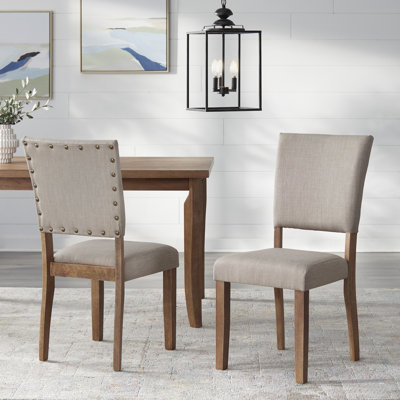 Chaise parsons en bois massif Lassiter
