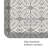 Designer Comfort Anti‑Fatigue Kitchen Comfort Mat – Atlas Medallion Grey-124784761-124784762