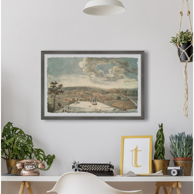 Baltimore, Maryland - peinture encadrée