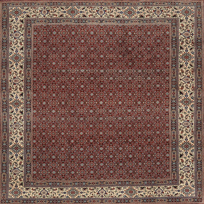 Tapis traditionnel gris / ivoire