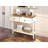 Farmhouse Style Console Table with 2 Drawer and Bottom Storage Shelf for Entryway, Rustic Side Table with Storage Drawer and Shelf for Living room, Hallway(Pagoda Blue)-2083540827