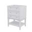 Base de meuble-lavabo sans lavabo 24 po avec tiroir et tablette ouverte pour le rangement