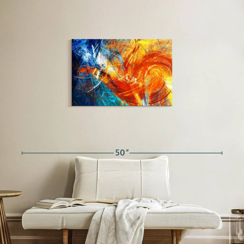 Avery Fire Abstract, 20" H x 30" W