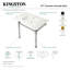 Lavabo de salle de bain console en céramique avec trop-plein Monarch-61166572