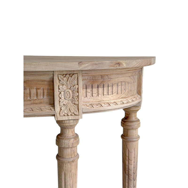 Camille 40.5'' W Solid Wood Console Table