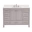 Meuble-lavabo simple 48 po avec plateau en pierre reconstituée Chardell-286926994