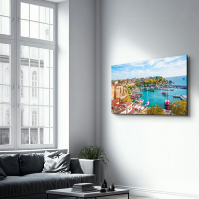 Elegant Tempered Glass Wall Art Painting 100% Tempered Glass, Thickness: 0.16 inches | UV Printed for Vibrant Colors | Perfect for Home Decor, Living Room, & Office Spaces