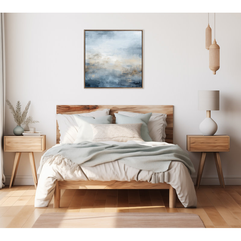 Art abstrait sur toile, paysage abstrait