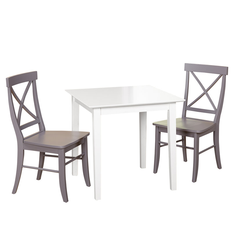 Chappell Four Leg Dining Set, Gray