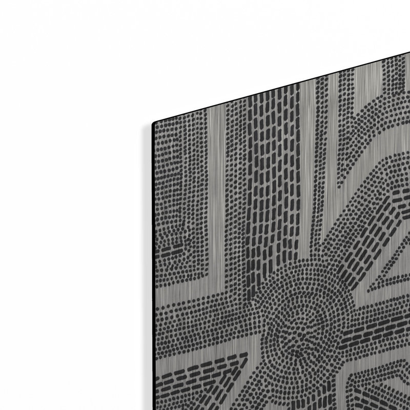 «Dots and Dash II» par Regina Moore, art mural en métal, H 24 po x l 16 po