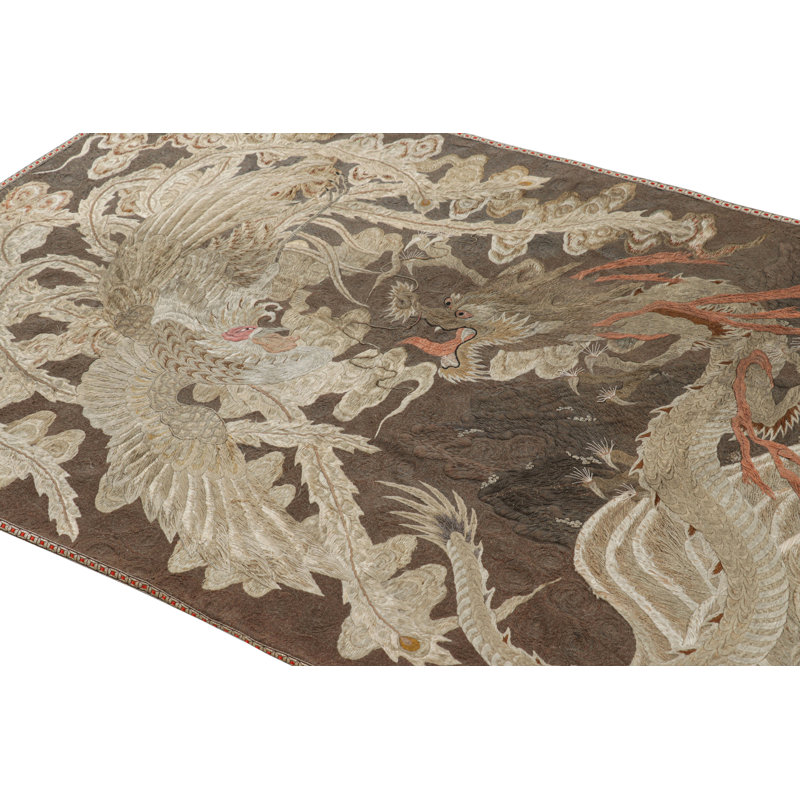 One-of-a-Kind 4’1”x5’11” Area Rug