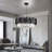 Modern chandelier crystal light fixture, E14 lights for dining room Round Crystal(55cm)-1236109318