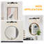 Applique murale moderne à 3 lumières à DEL avec verre ondulé texturé noir mat et applique murale moderne à intensité variable-128985076