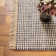 Kuba Black Handwoven Jute Rug