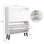 16 Pair Shoe Storage Cabinet