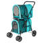 Poussette standard pliante avec une porteuse amovible