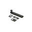 Deltana 4SBCS15 4" Surface Bolt, Concealed Screw, HD in Brushed Nickel-1702958218