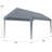 10X20ft Carport Tarp Substitute Awning, Waterproof & Protected With 72 Elastic Buckles. Grey Polypropylene For Garage Shelter. Easy To Install And Portable Storage Option Replacement Tarpaulin, Cover-123199786