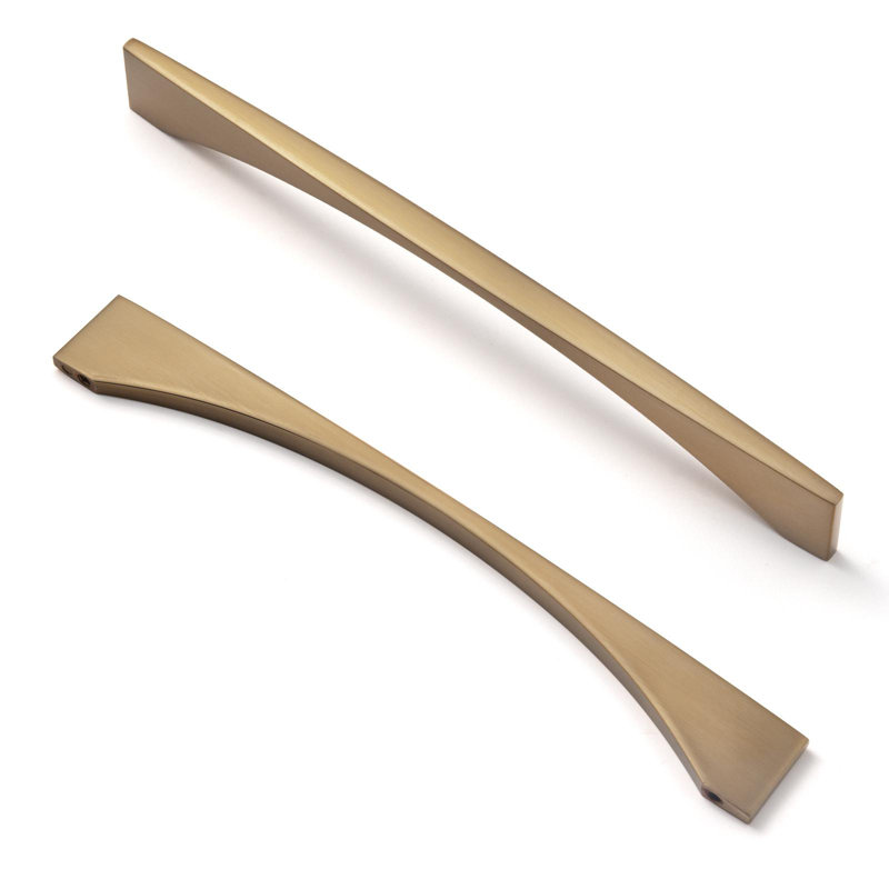 Poignées barres, Bronze champagne, 7 9 9/16 po D'un centre à l'autre