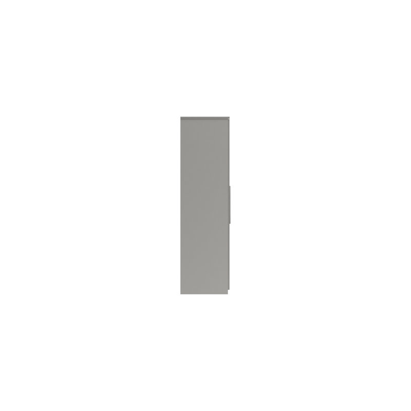Mcginley 2 Door Manufactured Wood Wardrobe, Light Grey