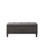 Banc de rangement capitonné à fermeture douce-620099575