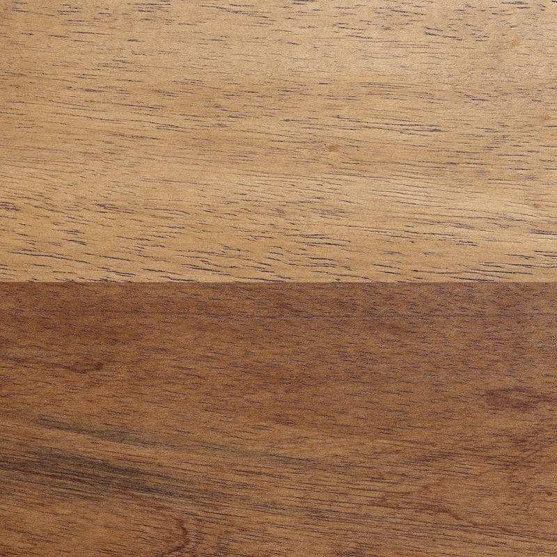 LORIK Solid Wood Writing Desk, Light Brown