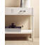 91 cm W Solid Wood Top Console Table