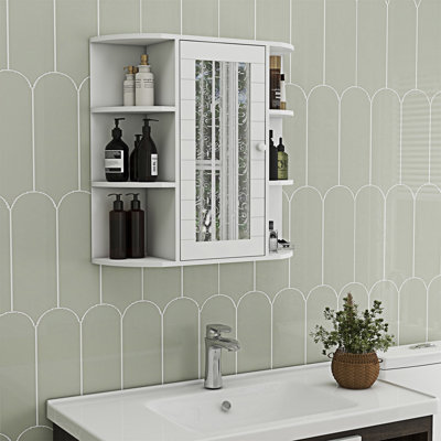 Armoire à pharmacie murale avec miroir