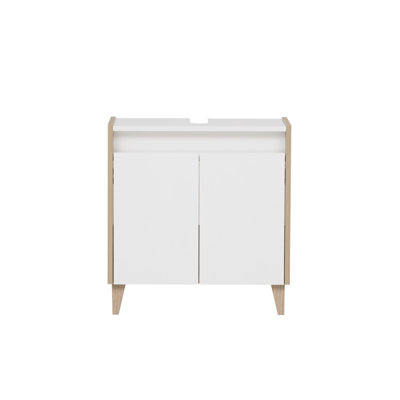 56,9 x 60,1 cm Waschbeckenunterschrank Calvin-Leigh