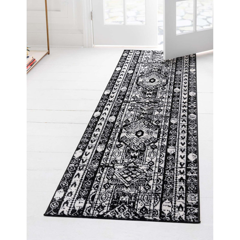 Ibaad Geometric Indoor Rug, Runner 2'2" x 12'