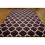 Tapis à motif géométrique mauve Cara-Leigh-712895563