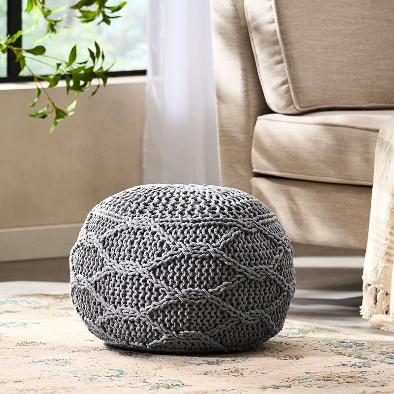 Repose-pieds gris Modern Home