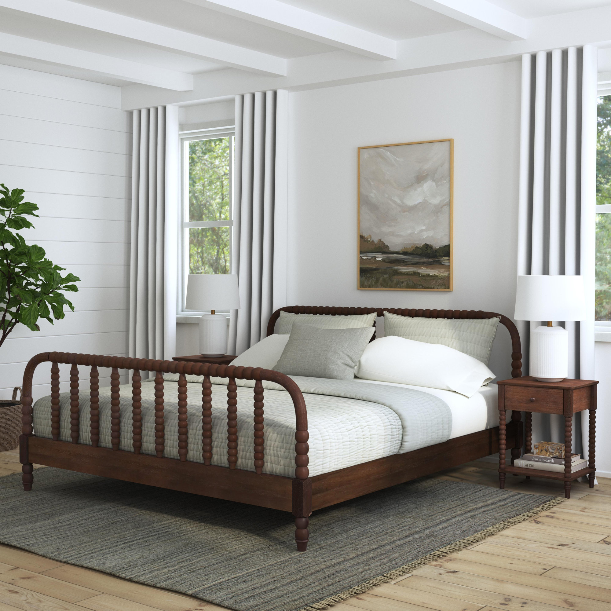 Benbrook Bedroom Set, King, Antique Coffee