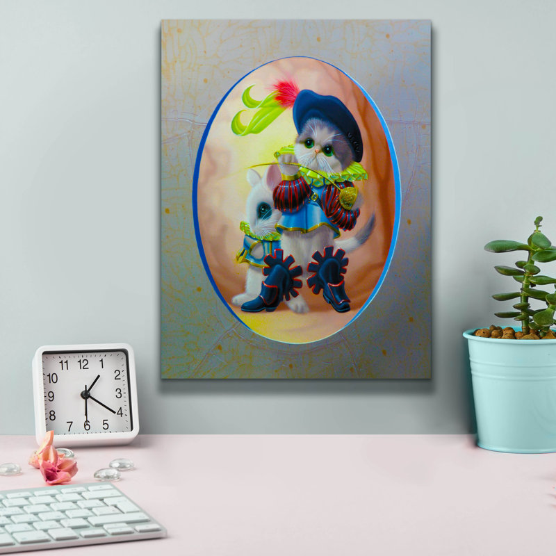 Epic Graffiti «Puss In Bottes» par Valery Vecu Quita «Puss In Bottes» par Valery Vecu Quitard, H 16 po x l 12 po