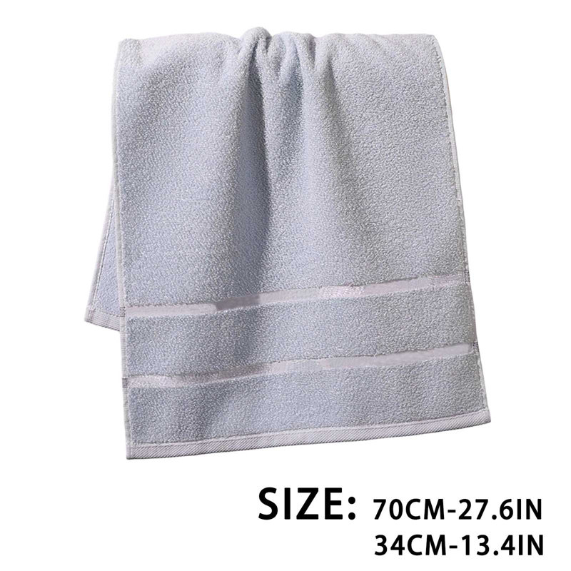 Soft Absorbent Quick Dry Face Towel, Lint Free Hand Towel And Facial Washcloth For Daily Home Use, 13.4x27.6in Blue, Blue