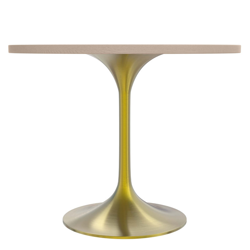 Table de salle à manger Heatherton, Bois naturel clair, 29.34" H x 35.43" W x 35.43" D