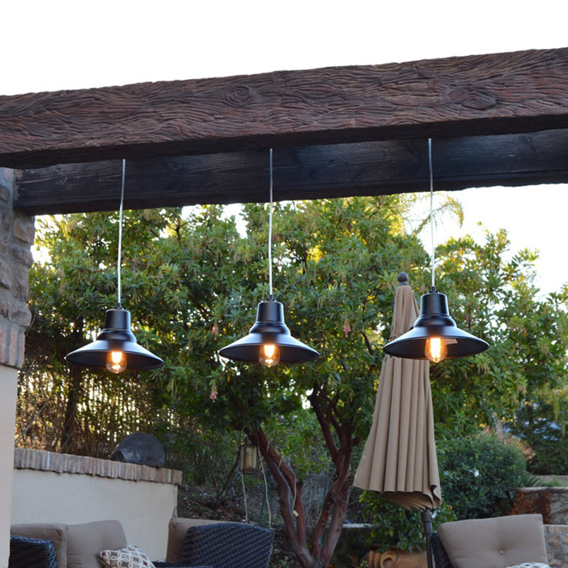 Luminaire suspendu d'extérieur 1 lumière Chmielewski