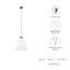 Luminaire suspendu 1 lumière Starlight par Modway-1636182071