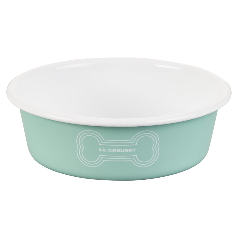 Le Creuset Pet Dog Bowl, Large (6 cups), Carmin