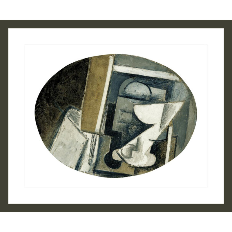 «A Glass on a Table» par Pablo Picasso, impression giclée encadrée, H 23,5 po x l 28,42 po