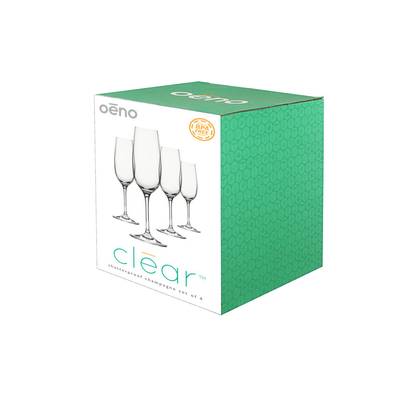 Ensemble de flûtes en verre champagne Arndt, Verre à vin