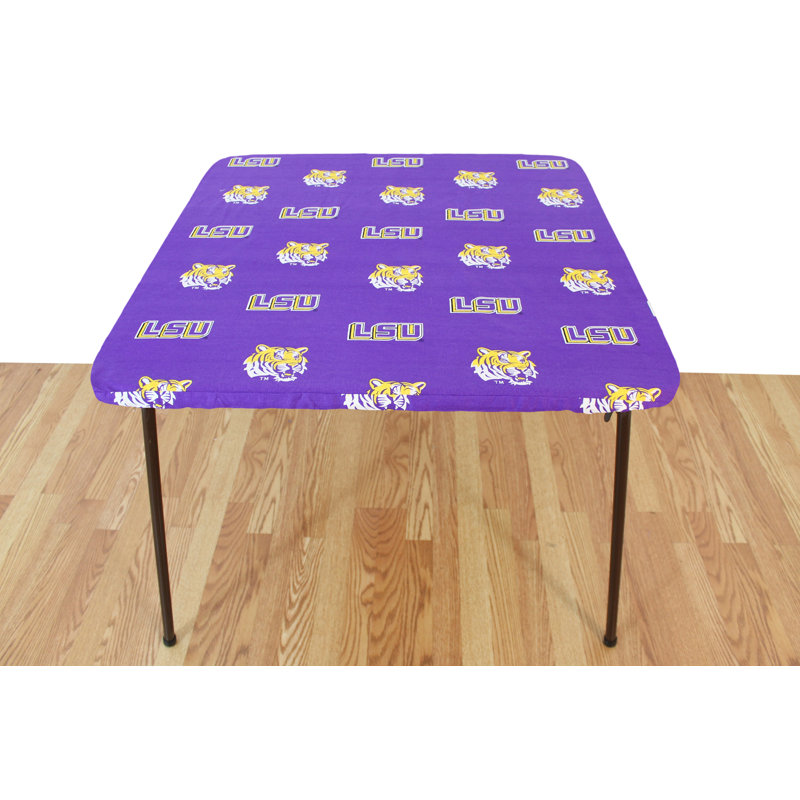 NCAA Outdoor Patio Table Cover, 33" W x 33" D, LSU Tigers