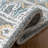 Muhtar Hand Tufted Wool/Cotton Floral Rug in Ivory/Gray-584192564