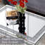 Diamonds Mirrored Top Glass Coffee Table