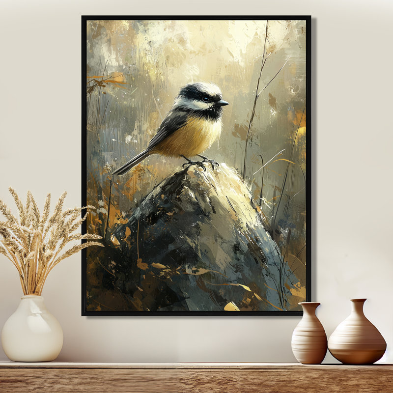 Kozak - Animals Wall Art, Noir, Impression encadrée flottante, H 20 po x l 12 po
