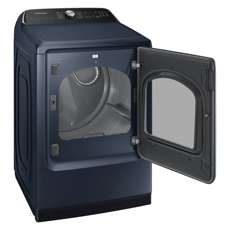 Samsung High Efficiency Dryer, Brushed Navy, Natural Gas