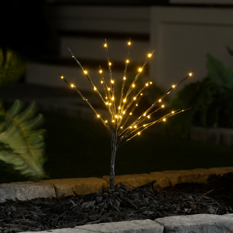 Branche florale de saule à 60 lumières DEL florales