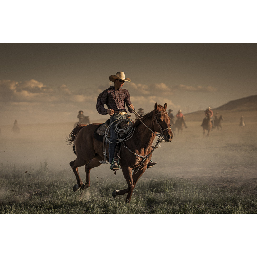 A Young Cowboy von Instants - Leinwanddrucke