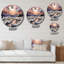 Horloge murale Winter River At Night II-93381551